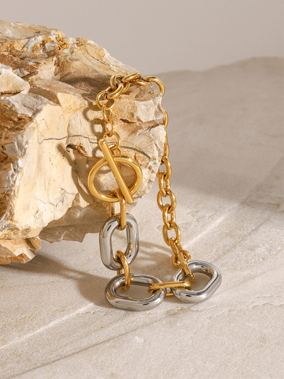 18K Gold-Plated Stainless Steel Chain Bracelet-Bijou Crush