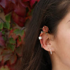 Eva Beaded Hoops-Bijou Crush