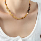 Beaded Titanium Steel Necklace-Bijou Crush