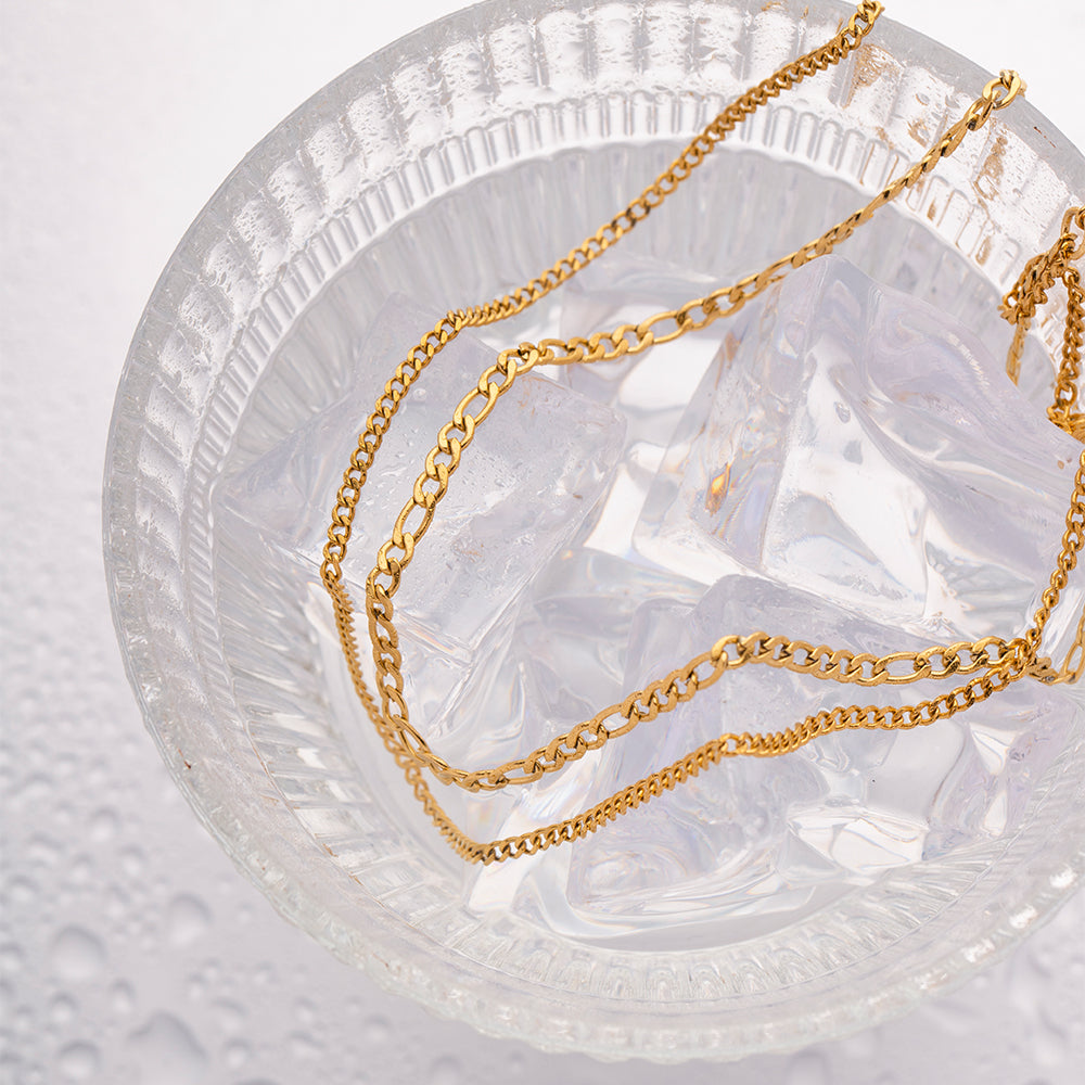 Stainless Steel Double-Layered Necklace-Bijou Crush
