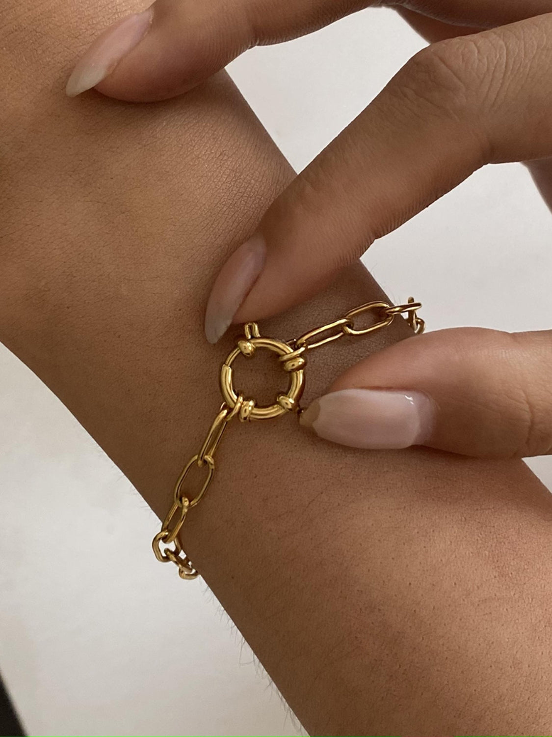 18K Gold-Plated Stainless Steel Chain Bracelet-Bijou Crush
