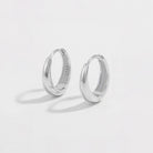 925 Sterling Silver Huggie Earrings-Bijou Crush