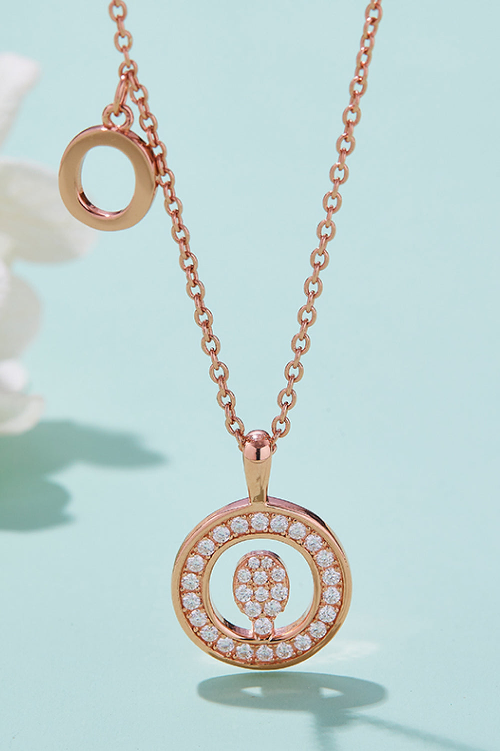 Adored Moissanite K to T Pendant Necklace-Bijou Crush
