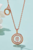 Adored Moissanite K to T Pendant Necklace-Bijou Crush