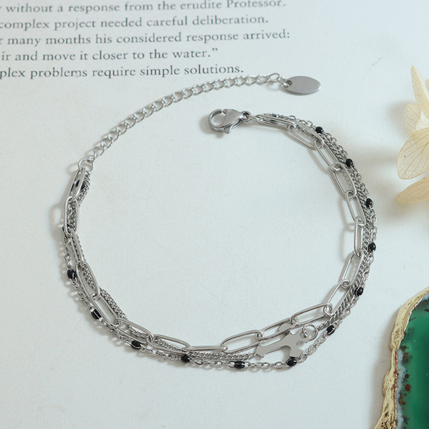 Titanium Steel Three-Layered Bracelet-Bijou Crush