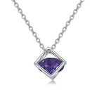 Fire In Cage Pendant – 925 Sterling Silver with Cubic Zirconia-Bijou Crush