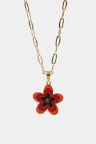 Flower Pendant Stainless Steel Necklace-Bijou Crush