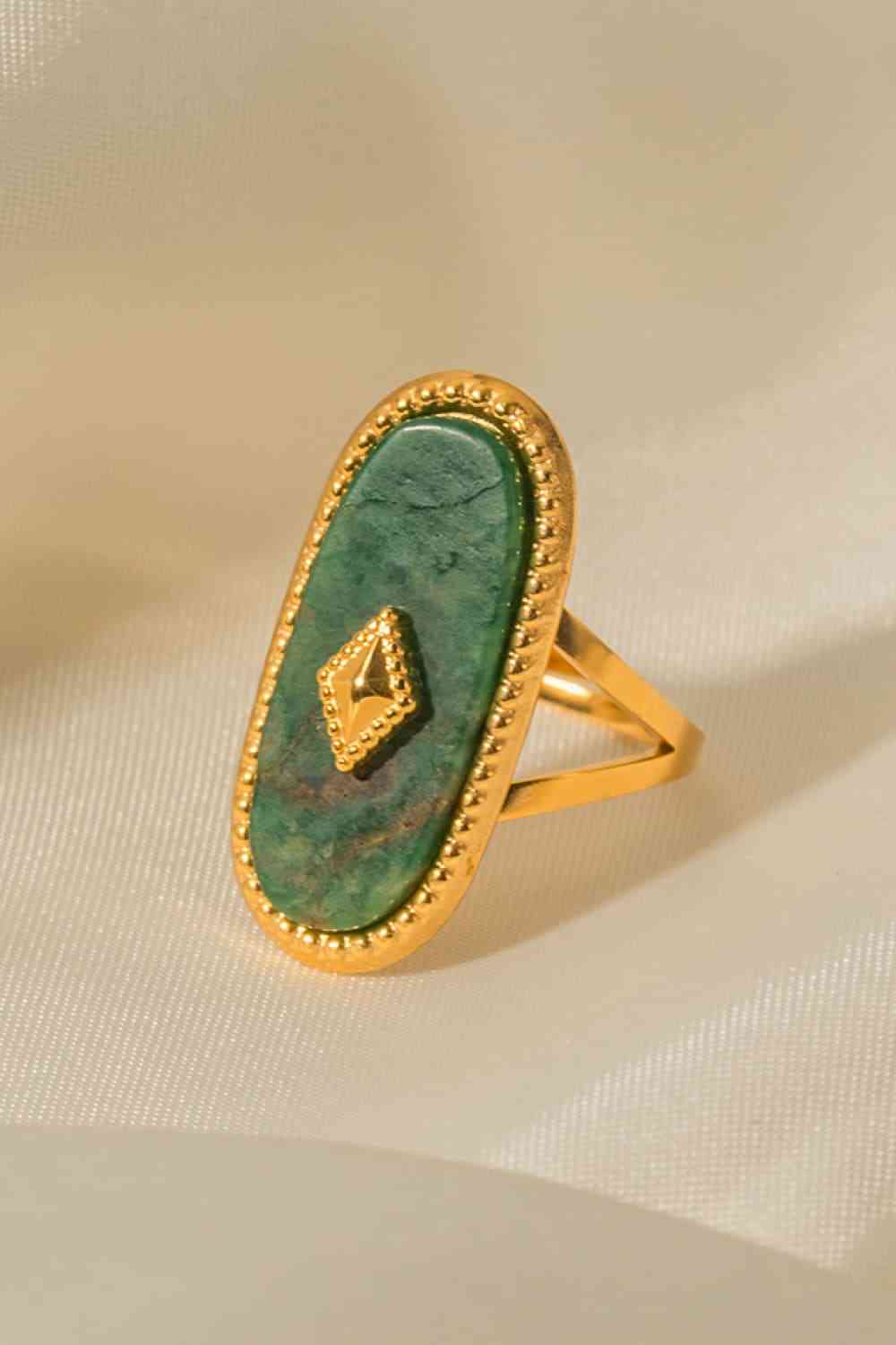 Natural Stone Copper Ring-Bijou Crush