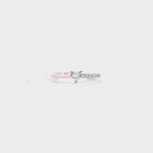 Heart Shape Inlaid Zircon Enamel Ring-Bijou Crush
