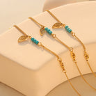 Titanium Steel Wing Shape Charm Anklet Bracelet-Bijou Crush
