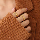 Titanium Steel Gold-Plated Ring-Bijou Crush