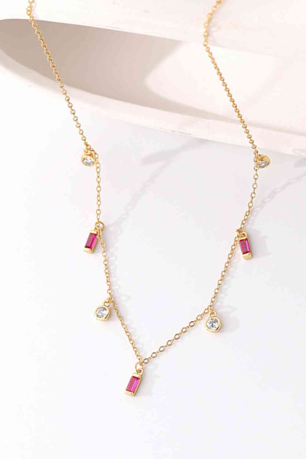 18K Gold Plated Multi-Charm Chain Necklace-Bijou Crush