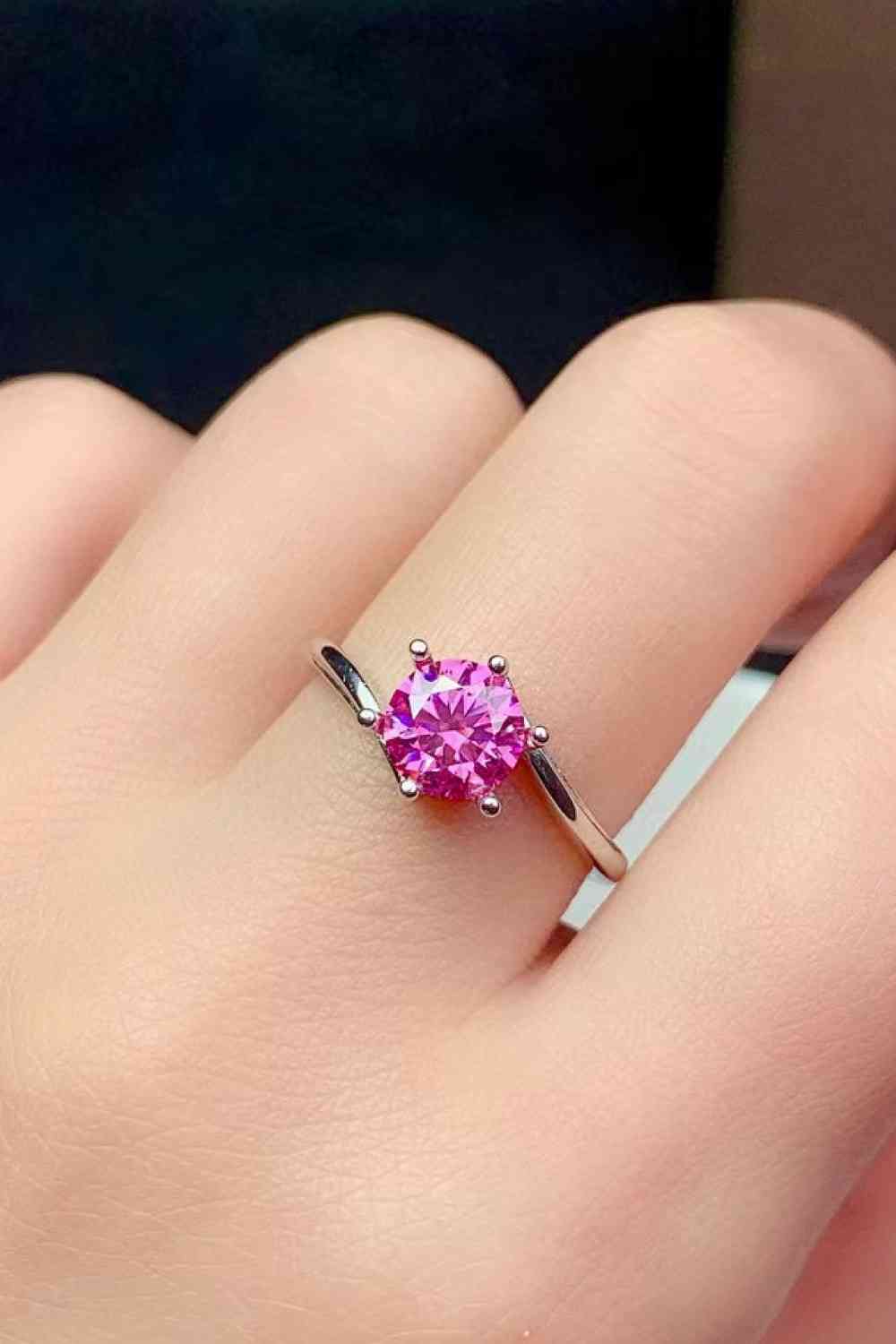 Can't Stop Your Shine 1 Carat Moissanite Ring-Bijou Crush