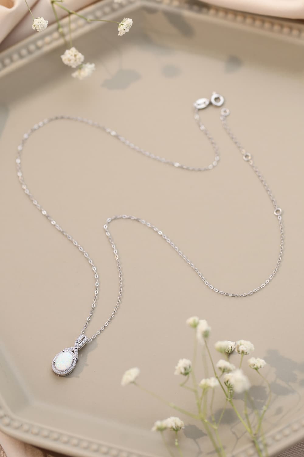Feeling My Best Opal Pendant Necklace-Bijou Crush