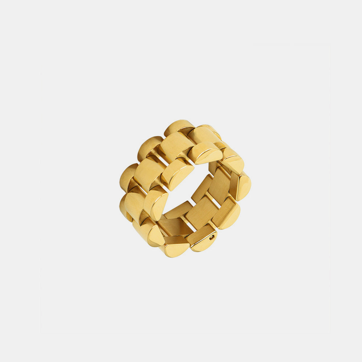 Plated Titanium Steel Ring-Bijou Crush