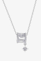 Rely On Fate Cubic Zirconia Pendant Necklace-Bijou Crush