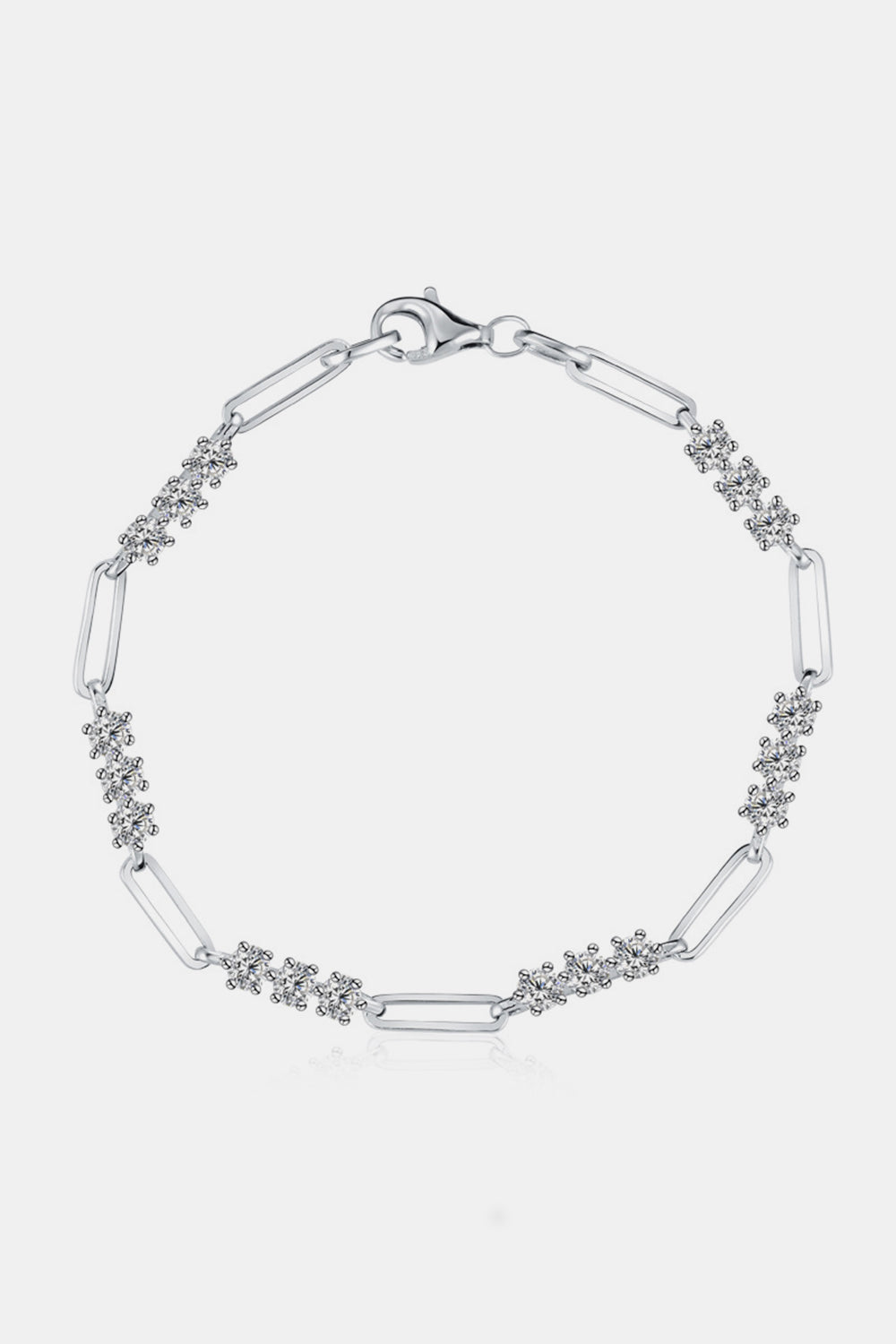 1.8 Carat Moissanite 925 Sterling Silver Bracelet-Bijou Crush