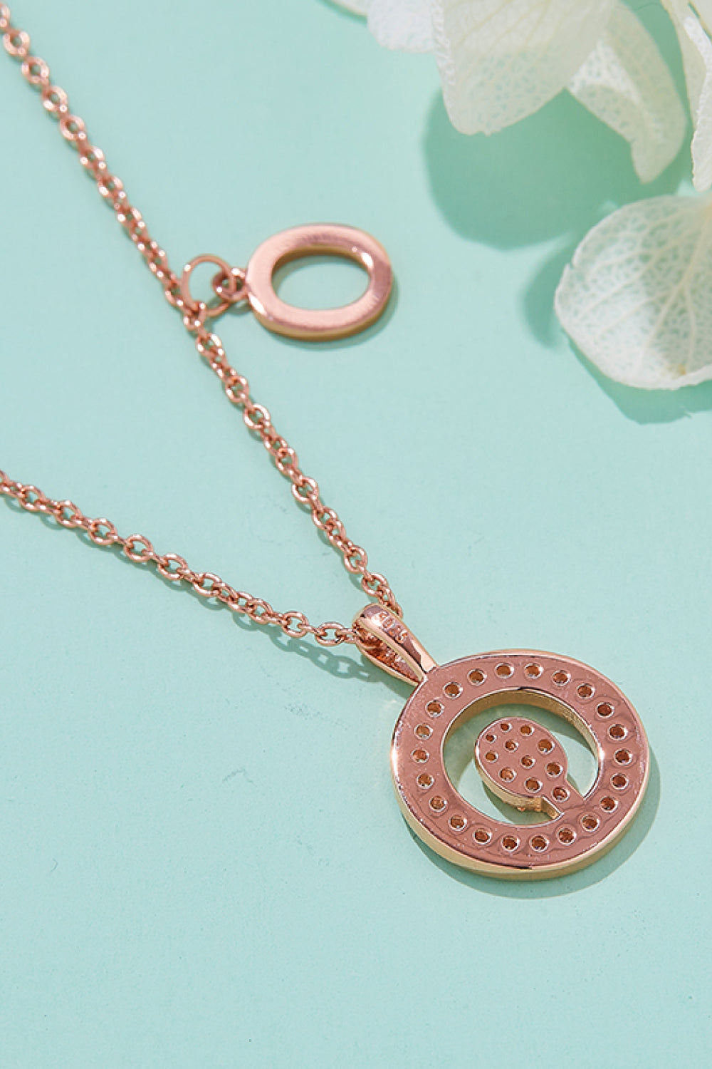 Adored Moissanite K to T Pendant Necklace-Bijou Crush