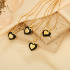 Titanium Steel Heart Shape Necklace-Bijou Crush