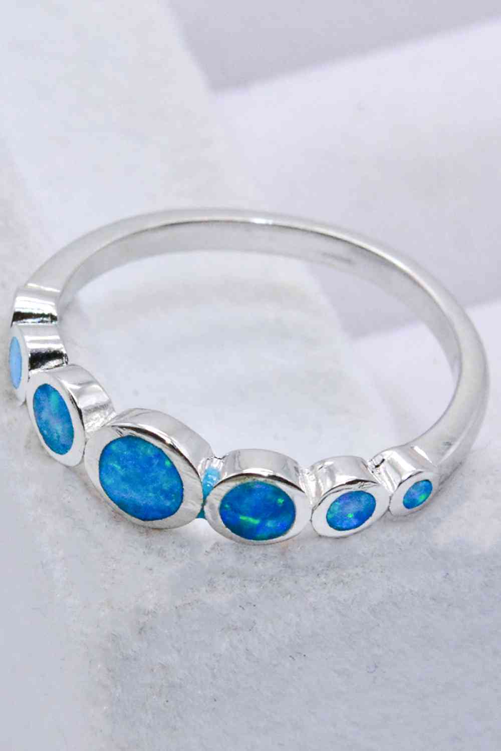 925 Sterling Silver Multi-Opal Ring-Bijou Crush