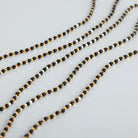 Agate Beaded Titanium Steel Necklace-Bijou Crush