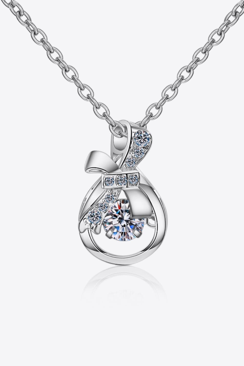 Moissanite 925 Sterling Silver Necklace-Bijou Crush