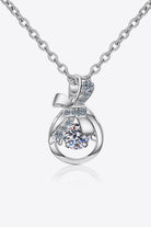 Moissanite 925 Sterling Silver Necklace-Bijou Crush