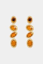 Geometrical Shape Resin Dangle Earrings-Bijou Crush