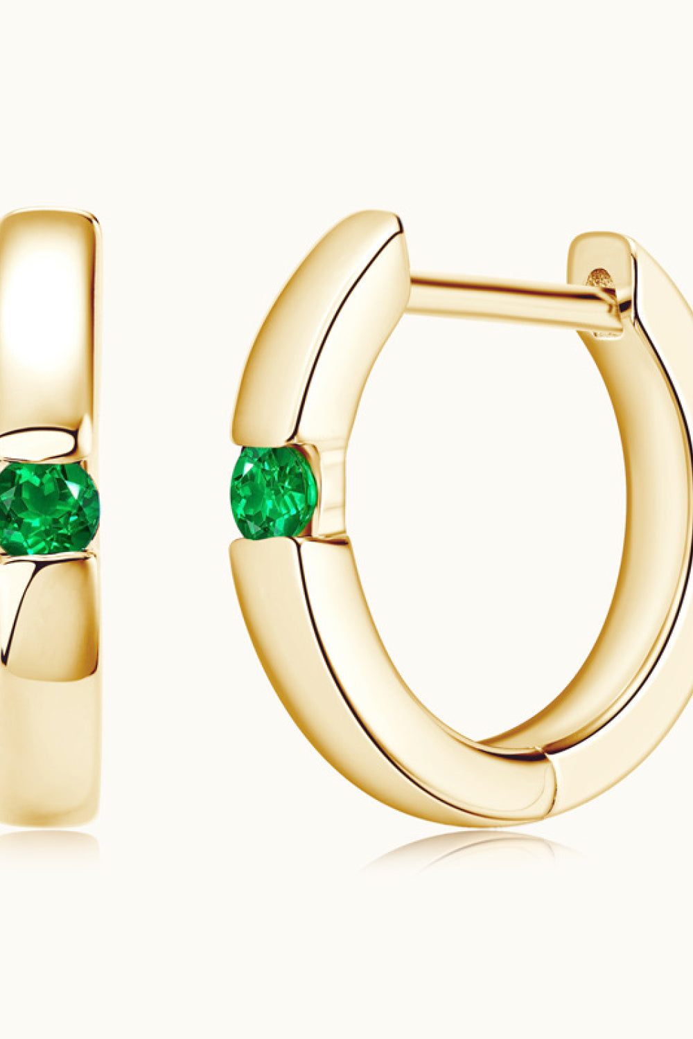 Lab-Grown Emerald Earrings-Bijou Crush