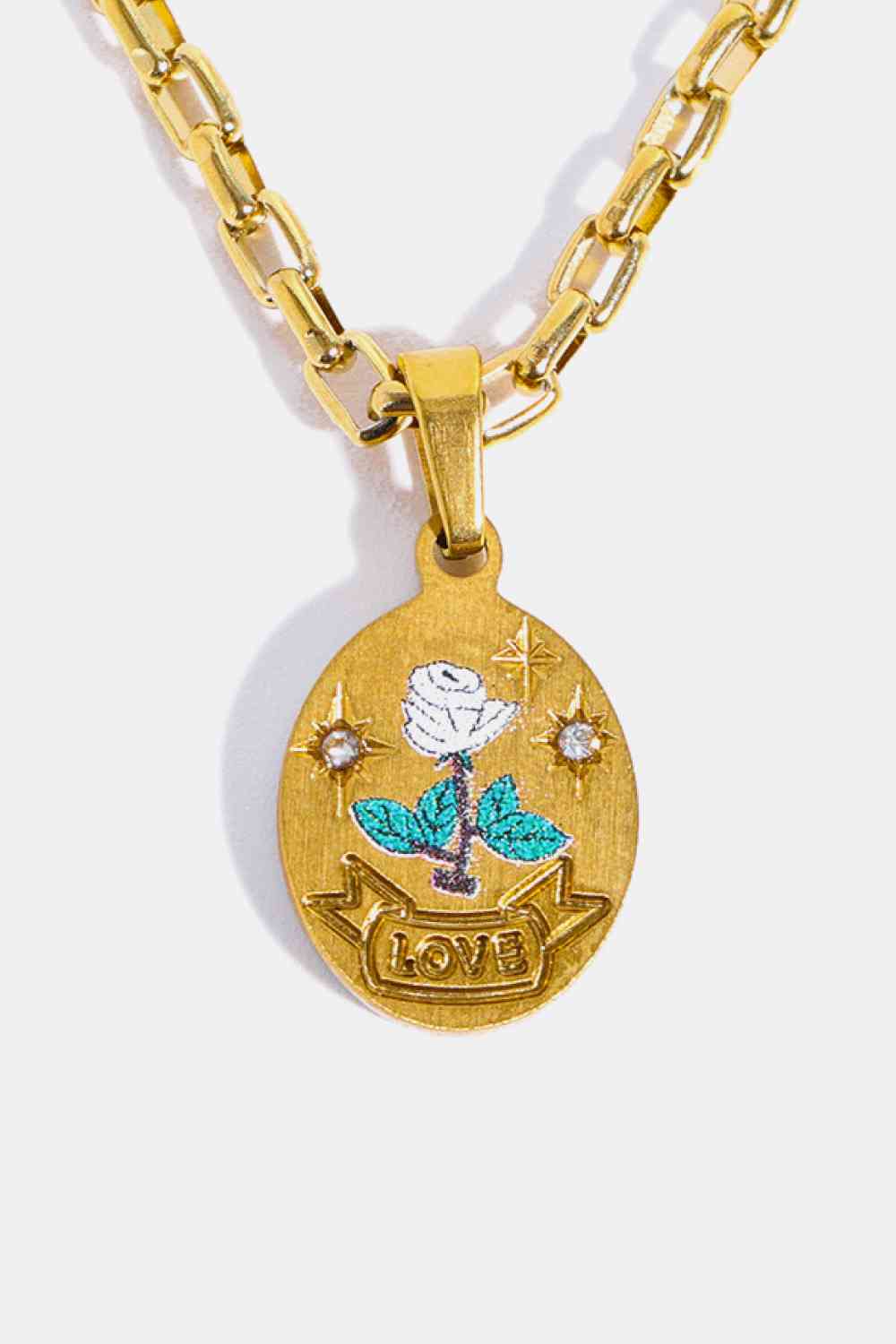 Stainless Steel 18K Gold-Plated Necklace-Bijou Crush