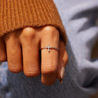 925 Sterling Silver Cross Ring-Bijou Crush