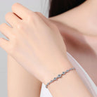 0.87-Carat Elegant Moissanite Bracelet in Sterling Silver-Bijou Crush