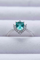 Paraiba Blue Zircon Pear Shape Ring-Bijou Crush