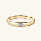 925 Sterling Silver Inlaid Moissanite Ring-Bijou Crush