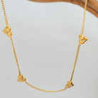 Titanium Steel Zircon Heart Necklace-Bijou Crush