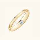 925 Sterling Silver Inlaid Moissanite Ring-Bijou Crush