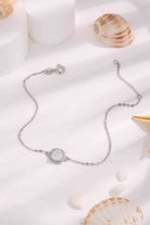 Opal Platinum-Plated Bracelet-Bijou Crush