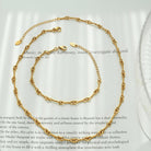 Titanium Steel Chain Link Necklace-Bijou Crush