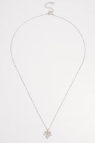 925 Sterling Silver Zircon Maple Leaf Necklace-Bijou Crush