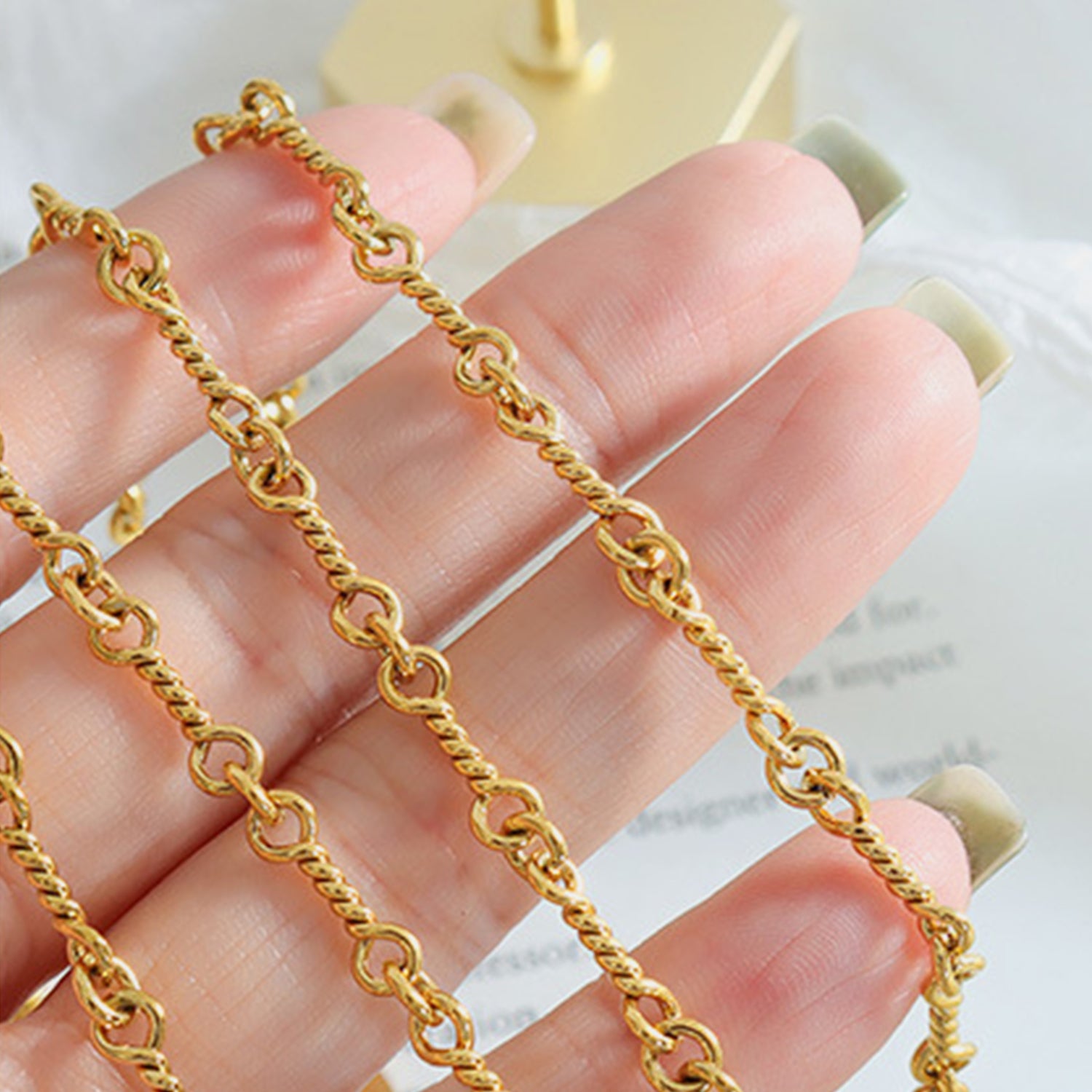 Titanium Steel Chain Link Necklace-Bijou Crush