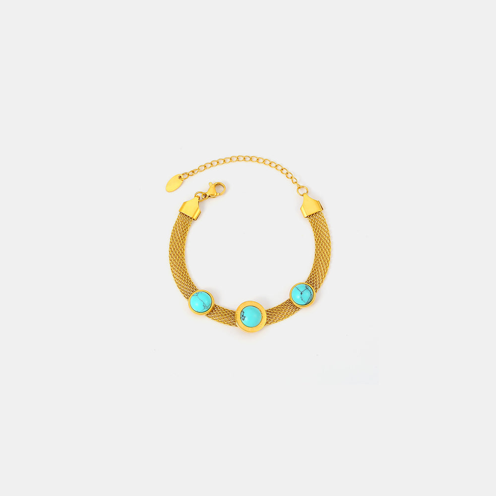 Turquoise Titanium Steel Bracelet-Bijou Crush