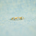 925 Sterling Silver Inlaid Zircon Flower Ring-Bijou Crush