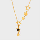 Titanium Steel Geometric Drop Necklace-Bijou Crush