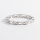 925 Sterling Silver Geometric Shape Zircon Ring-Bijou Crush