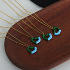 Heart Pendant Titanium Steel Necklace-Bijou Crush