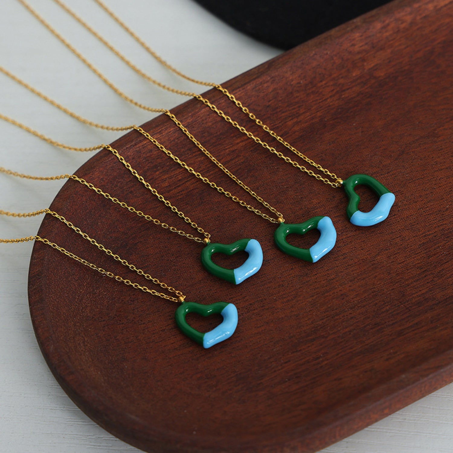 Heart Pendant Titanium Steel Necklace-Bijou Crush