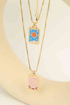 Tarot Card Pendant Copper Necklace-Bijou Crush