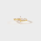Cross Zircon 925 Sterling Silver Ring-Bijou Crush