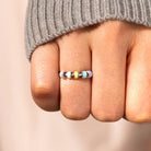 925 Sterling Silver Oil Drip Ring-Bijou Crush