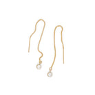 Sabrina Sleek Threader Earrings – Sterling Silver or 14k Gold-Bijou Crush